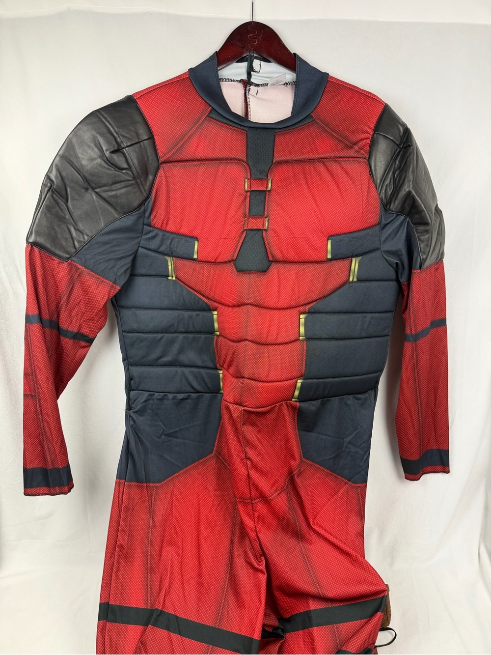 Spirit Halloween Adult Deadpool Costume Size XL Mask + Gloves + Belt + Leg Pouch - Picture 4 of 8